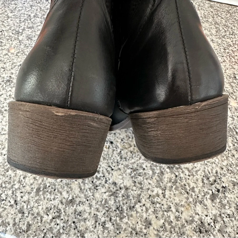 Christopher & Banks Faux Leather Boots 7.5